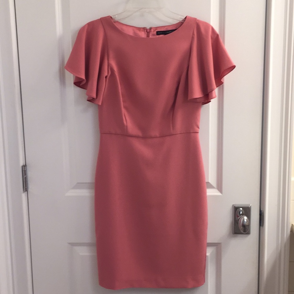 NEW White House Black Market Flutter Sleeve Dress - Picture 1 of 4